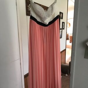 Strapless dressy dress